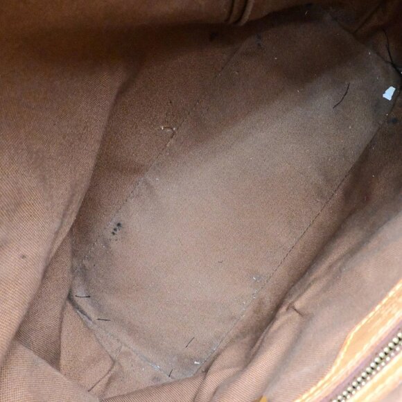 LOUIS VUITTON Cabas Piano Shoulder Bag Monogram Leather Brown - Picture 12 of 14